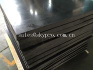 Van het de plaatblad van SBR rubber zwarte rubberraad 80mm maximum dik