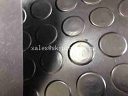 Antislip Zwart 6mm van de de Nagelbevloering van Dikte Rubbermatten het Matwerk Rubberblad