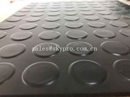 Antislip Zwart 6mm van de de Nagelbevloering van Dikte Rubbermatten het Matwerk Rubberblad