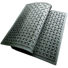 geperforeerde rubberen mat voor zwaar gebruik, rubberen drainage mat met gaten