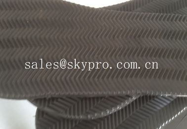 TPR-Schoen Enig Rubberblad met het patroon van de golfzigzag, kust 40-80 een Hardheid