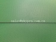 De groene bovenkant van de de transportband glanzende matte vlotte greep van pvc van de kleurendiamant