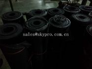 Zwarte Zelfklevende Commerciële Rubbermatten 1mm50mm Dikte, 1m2m Breedte