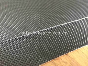 1.6mm Zwarte van de de Transportbandriem van Diamant Geweven Lichte pvc Sterke de Ladingscapaciteit