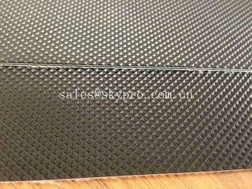 1.6mm Zwarte van de de Transportbandriem van Diamant Geweven Lichte pvc Sterke de Ladingscapaciteit