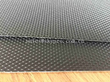 1.6mm Zwarte van de de Transportbandriem van Diamant Geweven Lichte pvc Sterke de Ladingscapaciteit