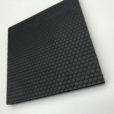Anti-glijdende diamant en piramide textuur rubber mat 1.4M breedte SBR natuurlijke rubber vloer