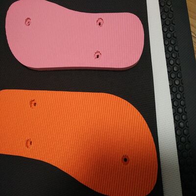 Fabriek Groothandel Kleurrijke EVA slippers Sandalen gesloten cel buitenzool met zachte schuim zool Rubber producten