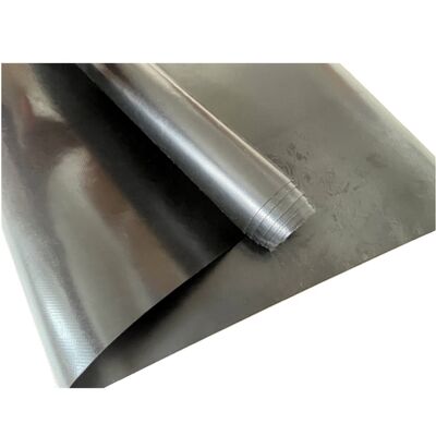 Zwarte Versterkte Rubberplaten/stofdoek Invoegrubberplaat