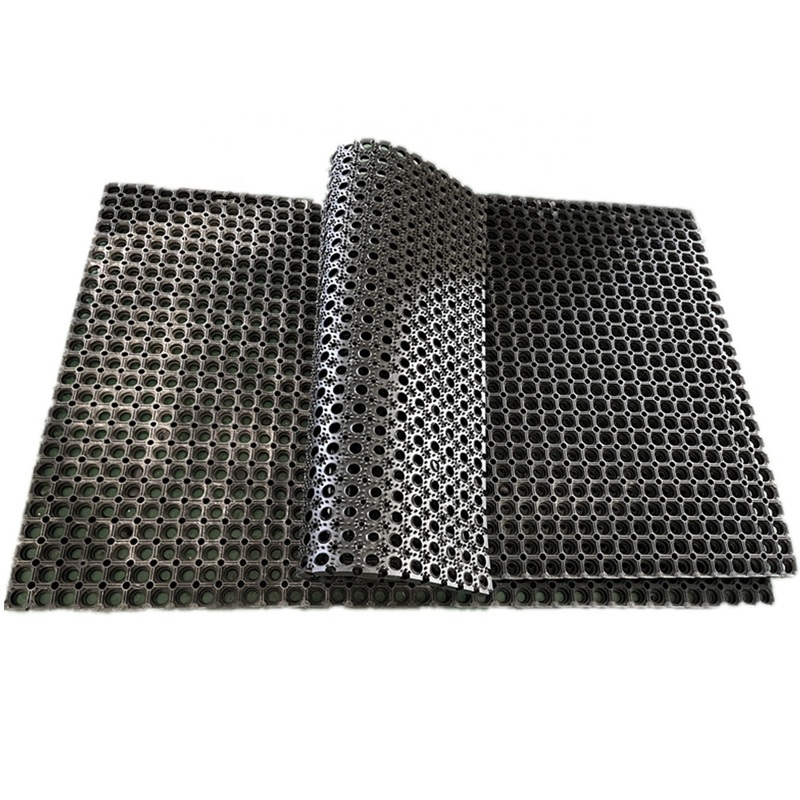 Heavy Traffic Anti-Fatigue Rubber Mat with 8mm Thickness and 90x150cm Size for High Traffic Areas