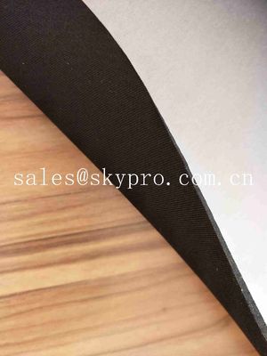 Wearproof Black And White Neoprene Fabric Roll REACH ROHS SGS Foam Material