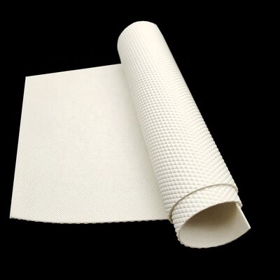 Witte PU diamantpatroon antistatische transportband voor deegsnijmachine